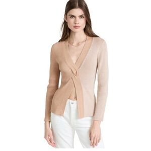 NAADAM Women's Tan Cardigan Sweater